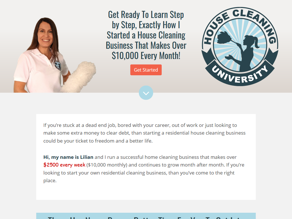 Housecleaning University Link  Development